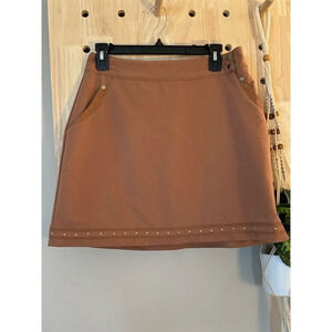 Tail Womens Skort Size 6 Beige A-Line Golf/Tennis w/Compression Shorts & Pockets